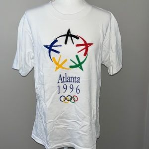 Unisex 1996 Olympic Tee Shirt, Large.
